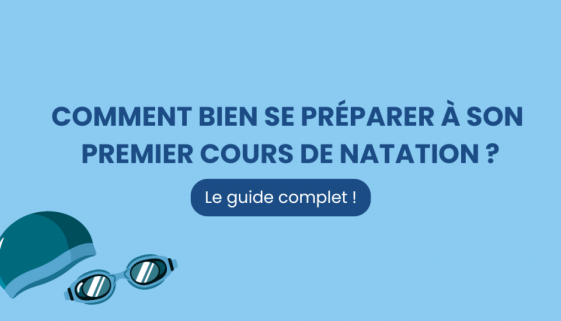 premier cours de natation
